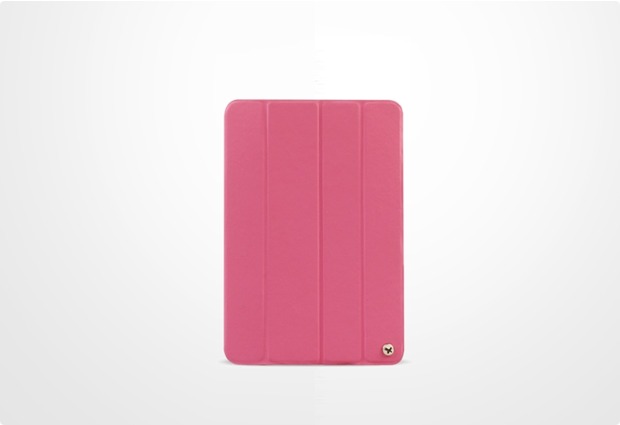 Zenus Leather Smart Folio Cover fr iPad mini, pink