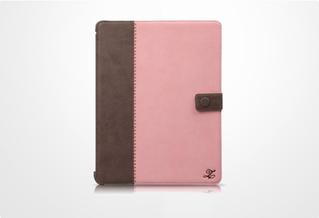 Zenus Masstige E-Note Diary case für Apple iPad 3 / 4, pink/braun