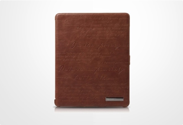 Zenus Masstige Lettering Diary Case für Apple iPad 3 / 4, braun