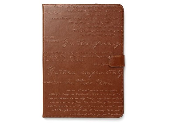 Zenus Masstige Lettering Diary fr iPad Air, brown