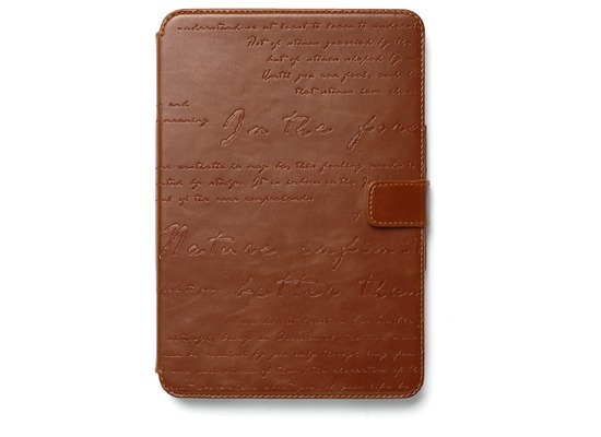 Zenus Masstige Lettering Diary fr iPad mini Retina, brown
