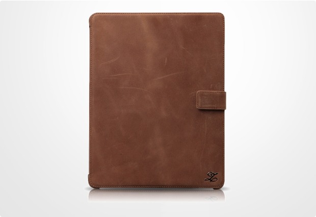 Zenus Prestige Vintage Folio Case für Apple iPad 3 / 4, braun